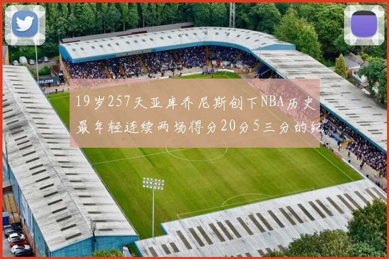 19岁257天亚库乔尼斯创下NBA历史最年轻连续两场得分20分5三分的纪录